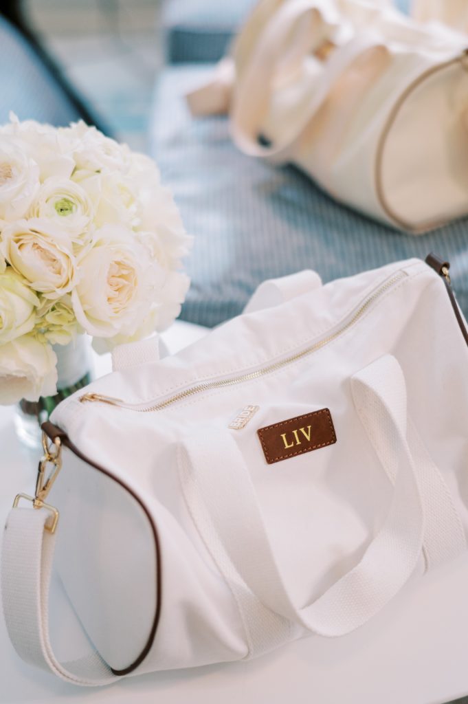 Initialed Wedding Get Ready Bags
